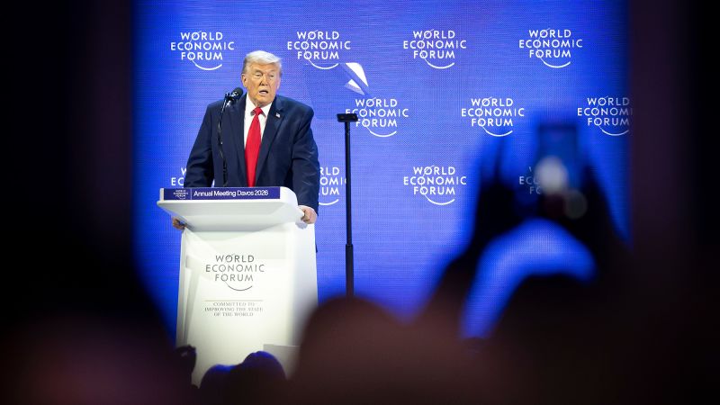 Fact check: Trump’s barrage of false claims in Davos about Greenland and NATO