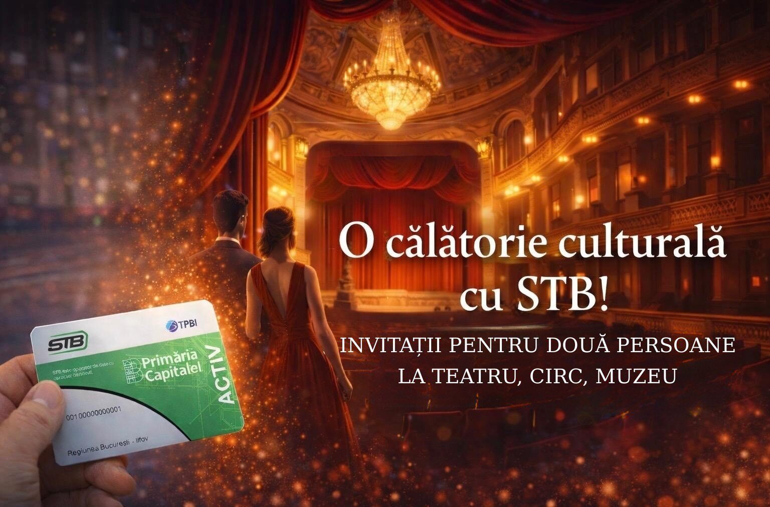 Campania „O călătorie culturală cu STB” le aduce bucureștenilor acces gratuit la teatru