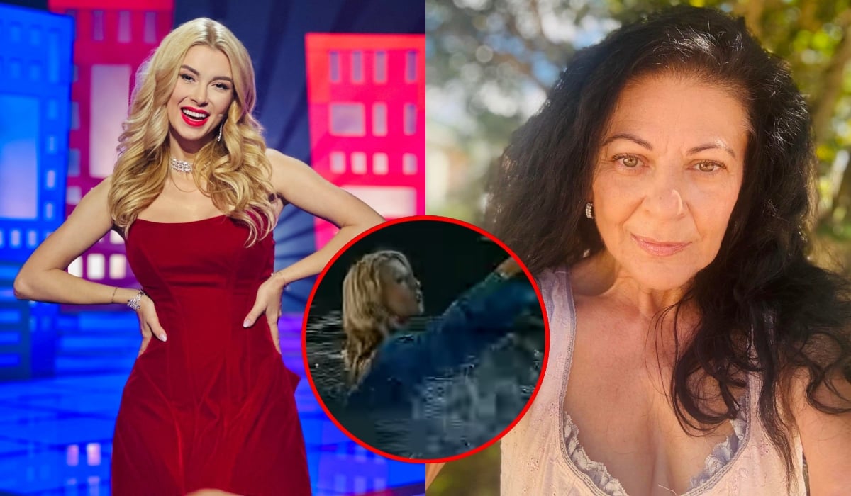 Andreea Bălan a fost împinsă în apă de Elena Cârstea