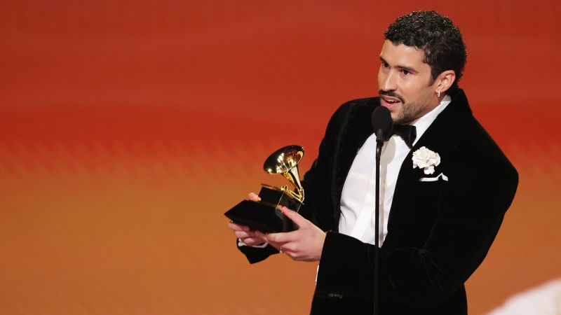 Bad Bunny’s Grammys speech addresses ICE action