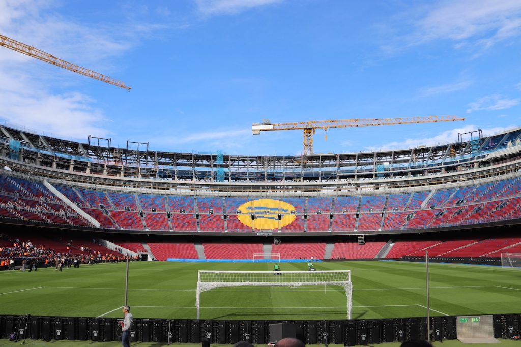 El Camp Nou en obras. © Gerard Escaich / ACN
