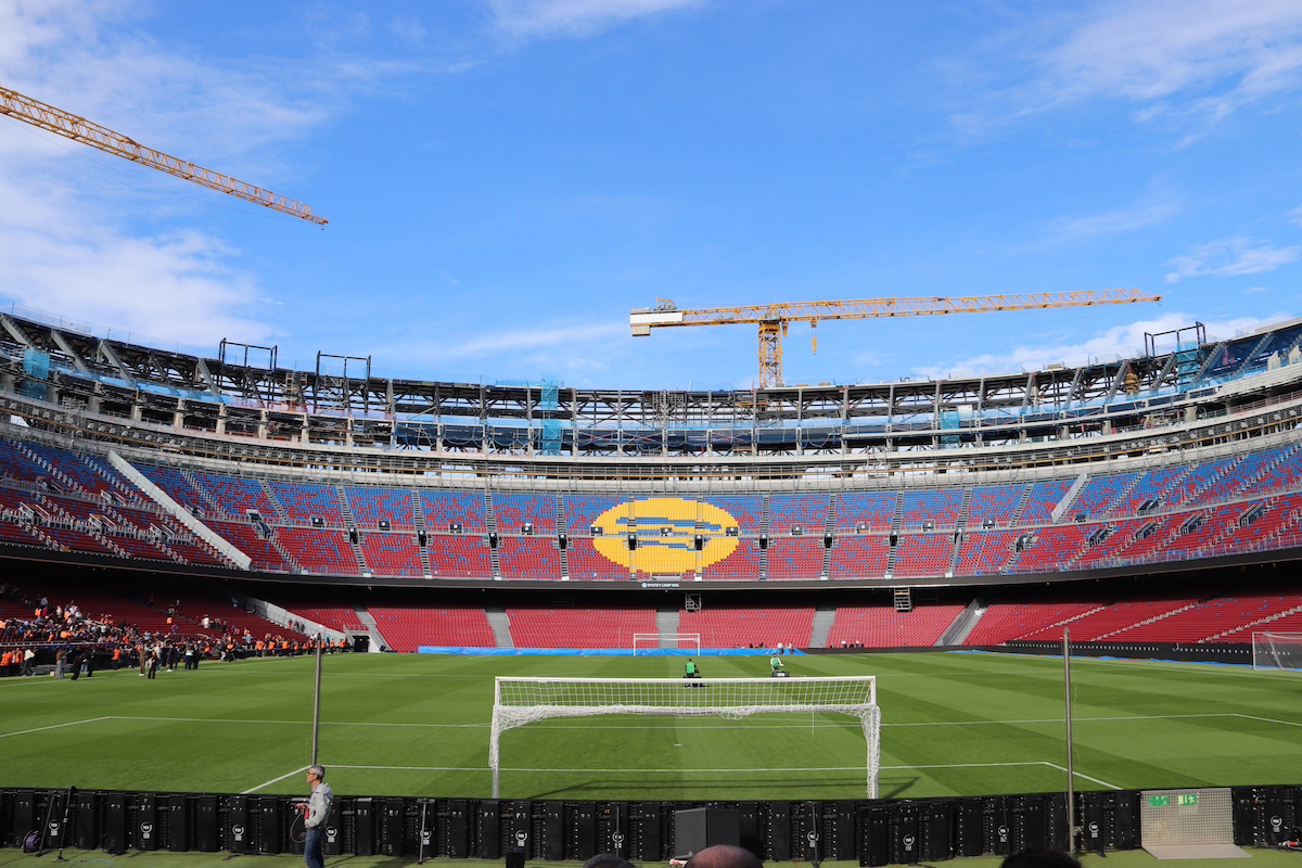 El Camp Nou en obras. © Gerard Escaich / ACN