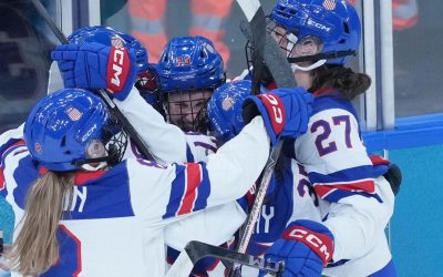 Bilka nets two, U.S. women's hockey routs Canada at Olympics