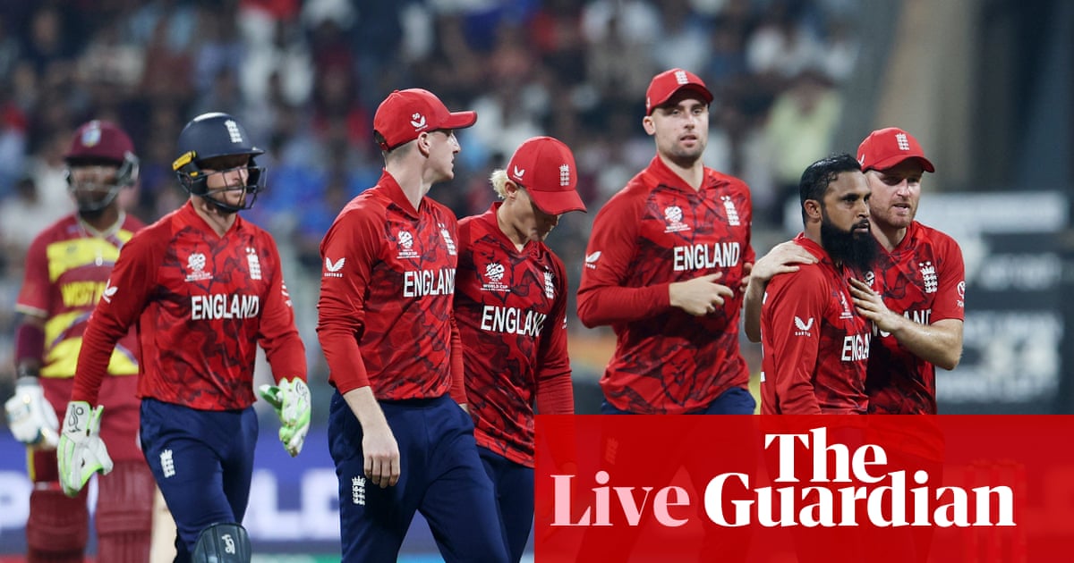 England v West Indies: T20 World Cup – live | T20 World Cup 2026