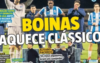 Por cá: FC Porto vê "casa arrombada" antes do Sporting