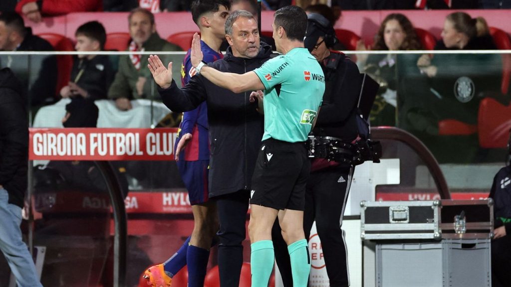 Hansi Flick won't blame 'clear' foul in shock Barcelona loss