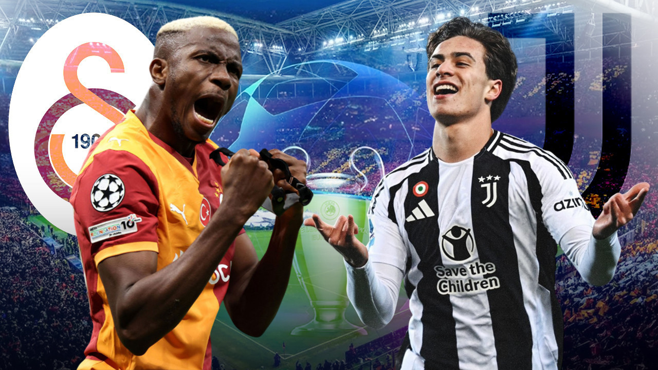 Galatasaray-Juventus maçının ilk 11'leri belli oldu
