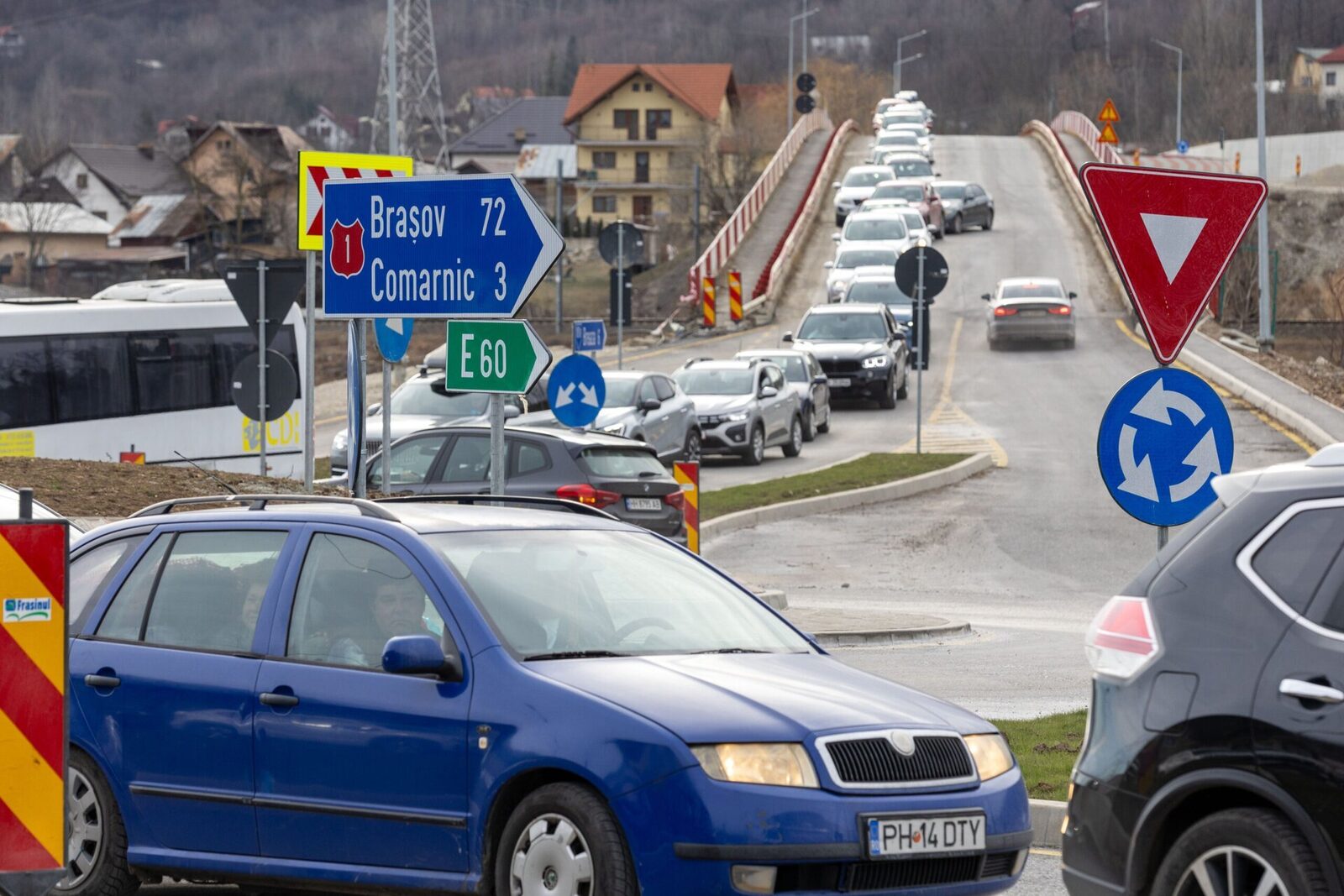 Restricții pe DN1 în Pasajul Băneasa, 6-7 februarie