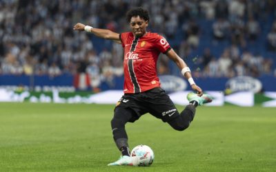 Johan Mojica fue una de las grandes figuras de Mallorca ante Sevilla