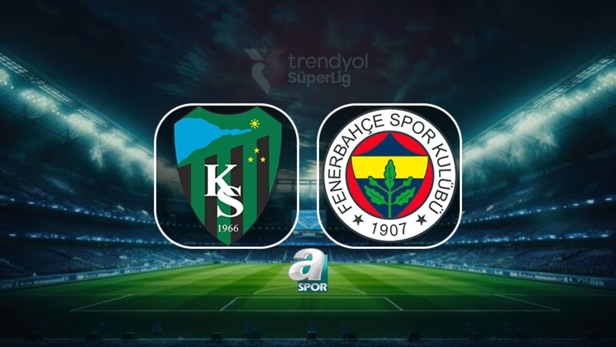 Kocaelispor-Fenerbahçe canlı maç | Trendyol Süper Lig 20. hafta