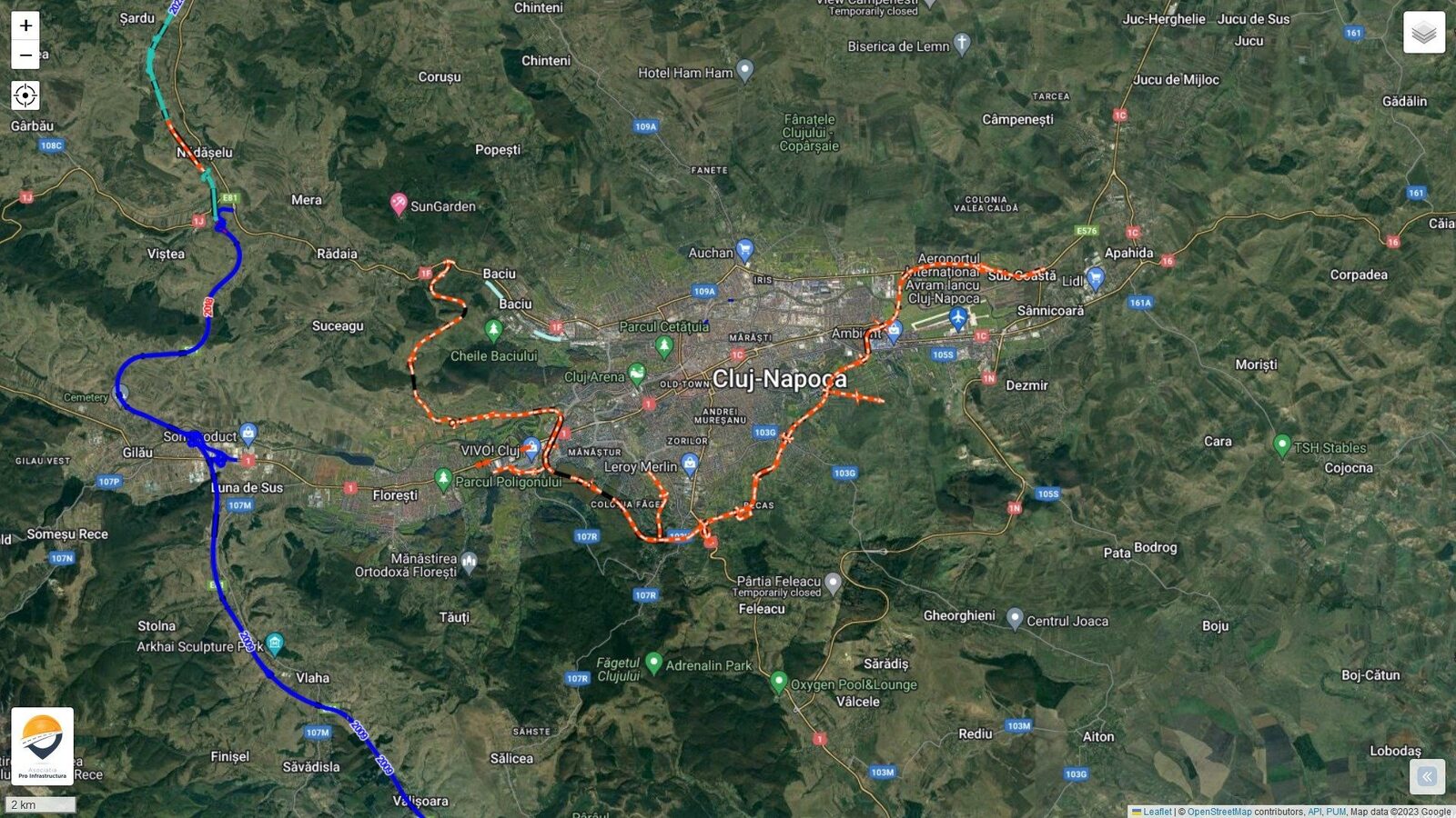 Proiectul Centurii Metropolitane a Clujului, în pericol de a fi blocat din cauza unor controverse legate de licitație Planurile pentru construcția Centurii Metropolitane a Clujului se află acum în impas, după ce au apărut informații shocking despre modul în care a fost gestionată licitația pentru atribuirea contractului