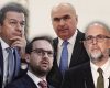 Sorin Grindeanu, Dominic Fritz, Ilie Bolojan și Kelemen Hunor. Surse: Inquam Photos. Colaj: Ion Mateș / HotNews