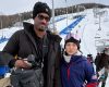 Myles Garrett supports Chloe Kim at 2026 Olympics in Milan