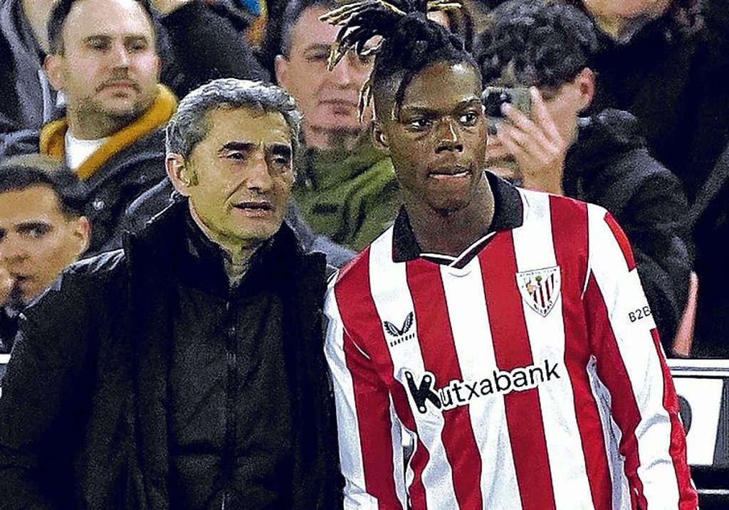 Nico Williams «está bien» y «conectado», y apunta ante el Levante