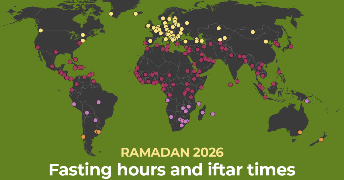 Ramadan 2026: Fasting hours, suhoor and iftar times around the world | Religion News