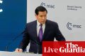 Munich security conference live: Rubio criticises mass migration, west’s postwar ‘delusion’, US and Europe’s mistakes | Ukraine