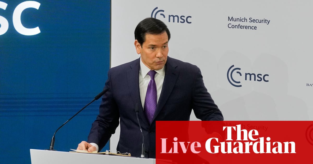 Munich security conference live: Rubio criticises mass migration, west’s postwar ‘delusion’, US and Europe’s mistakes | Ukraine