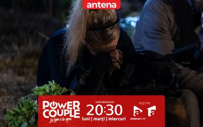 Power Couple România, 9 februarie 2026. Sandra Izbașa plânge în hohote în cimitir! Ce a găsit în coșciug | Video
