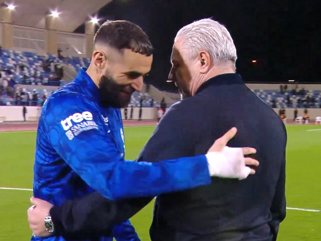 Șumudică s-a dus la Benzema, după ce a luat șase goluri de la Al-Hilal! Imagini virale