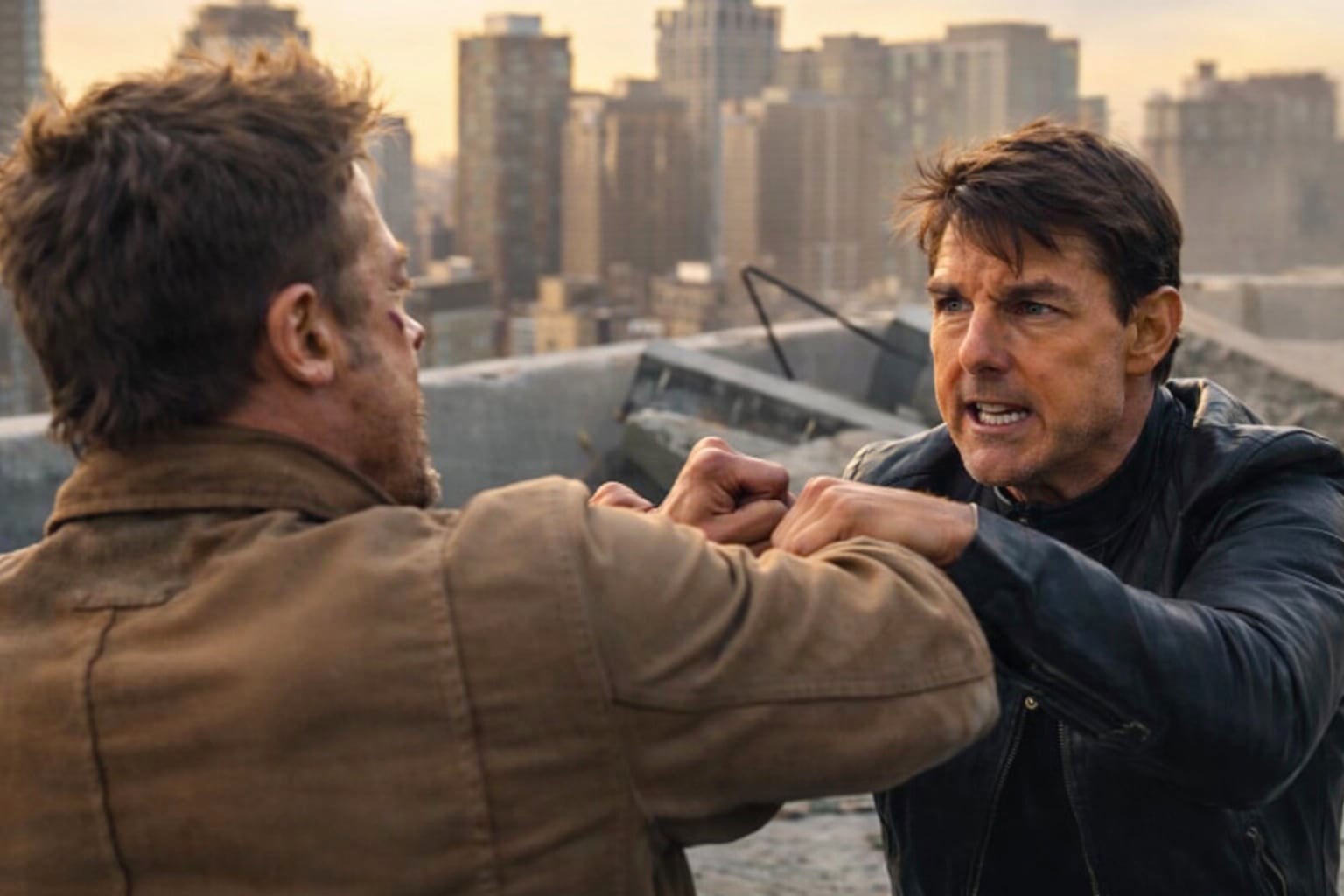 Un clip de doar 15 secunde, în care apar versiuni generate de inteligența artificială ale actorilor Tom Cruise și Brad Pitt într-o scenă de luptă, a zguduit recent industria cinematografică mondială