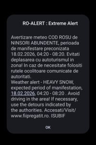 Bucureștenii s-au trezit brusc, marți dimineață, cu un mesaj de avertizare RO-Alert care le-a sfâșiat liniștea matinală, stârnind nemulțumiri și confuzie în rândul locuitorilor Capitalei