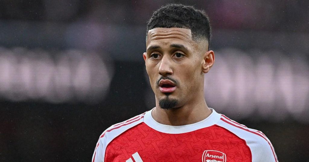 Why William Saliba is not playing for Arsenal against Brentford today | Football
