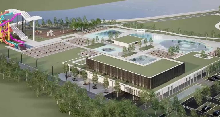 Aquapark la Ocna Mureș cu 4 bazine interioare, 5 exterioare și tobogane, investiție de peste 100 milioane lei