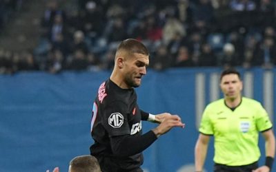 „De ce plângi?!”. FOTO: Lacrimile lui Bîrligea, după Craiova - FCSB 1-0, nu l-au impresionat: „Fă mai mult pe teren!”