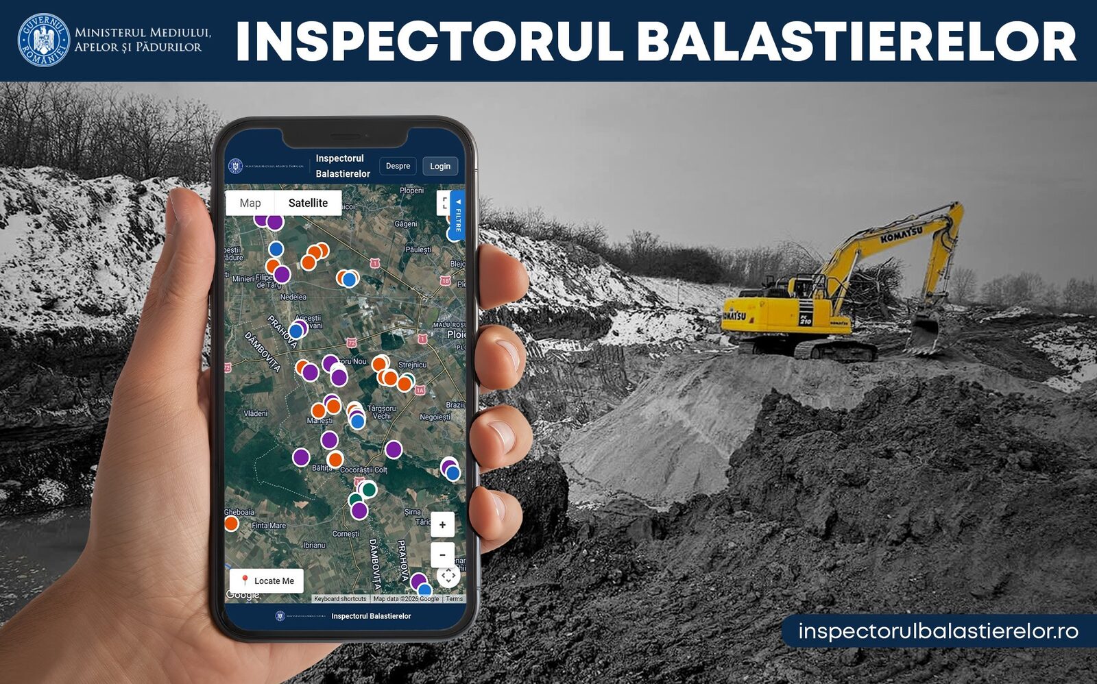 Inspectorul Balastierelor: Harta online care aduce transparența în exploatările miniere București – Ministerul Mediului lansează o platformă digitală menită să revoluționeze modul în care sunt monitorizate și verificate exploatările de agregate minerale din România