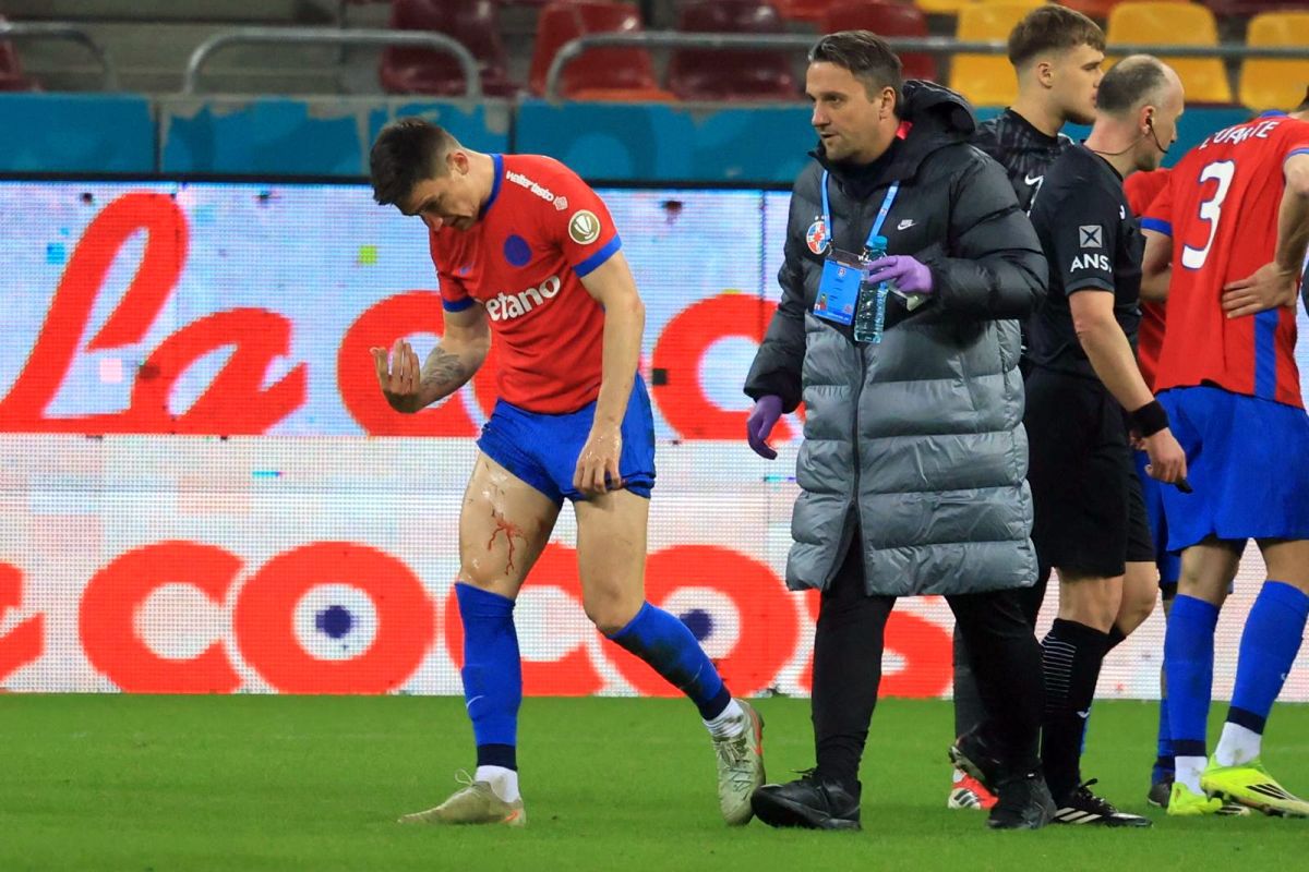 Accidentare gravă pentru Graovac, fundașul FCSB-ului București, 16 martie 2026 – Vești proaste pentru FCSB