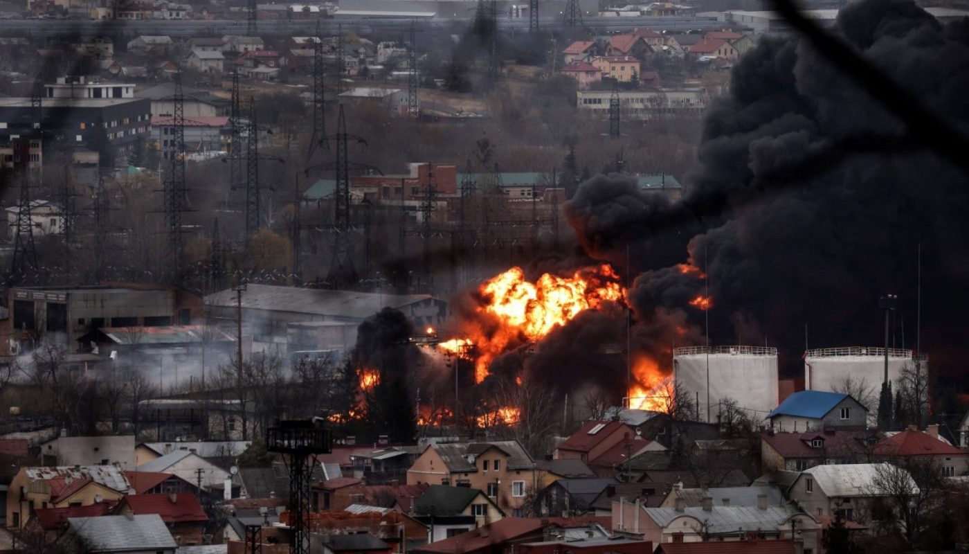 Rusia a lansat un atac cu drone asupra orașului Liov, din vestul Ucrainei, vizând inclusiv zona centrală, în după-amiaza zilei de astăzi