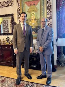 Andreea Baciu discută despre importanța inteligenței artificiale cu ambasadorul Indiei în România București, România – Deputatul PNL Andrei Baciu a discutat recent, cu E.S