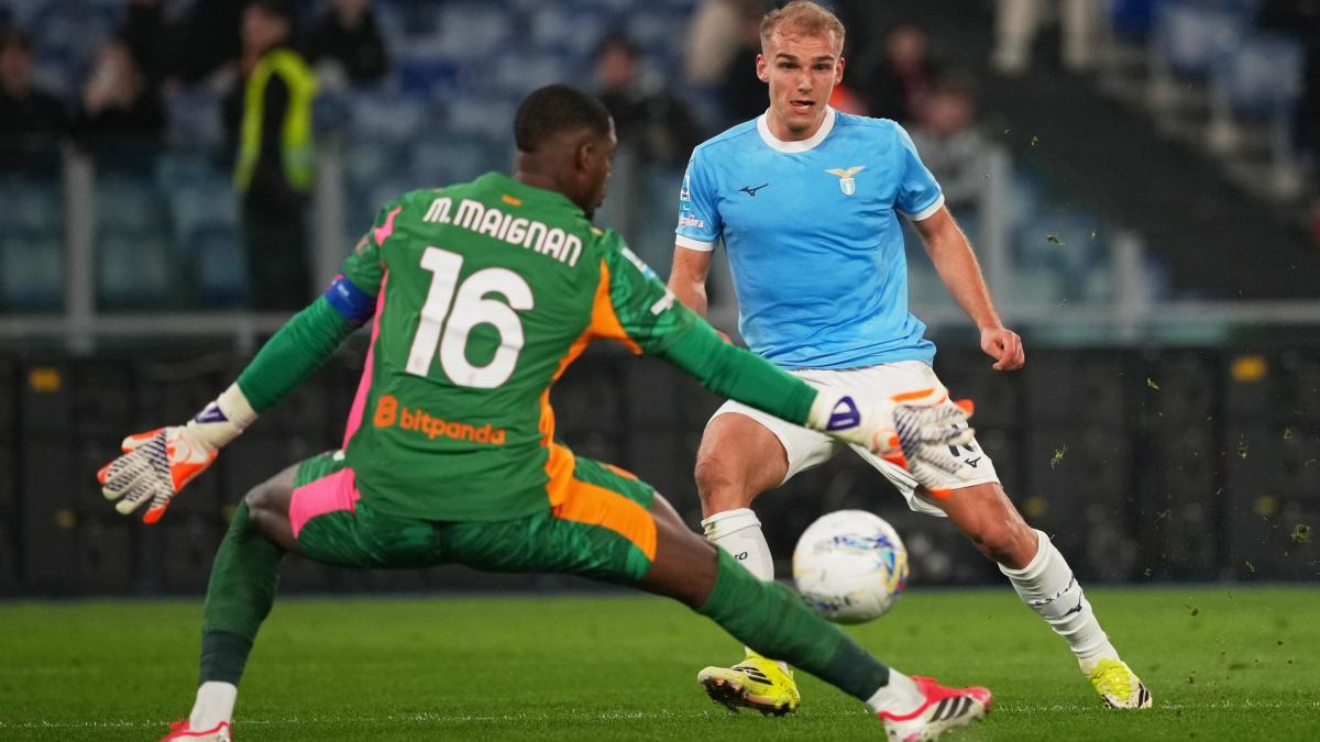 Isaksen a marcat! Lazio învinge Milan, scor 1-0
