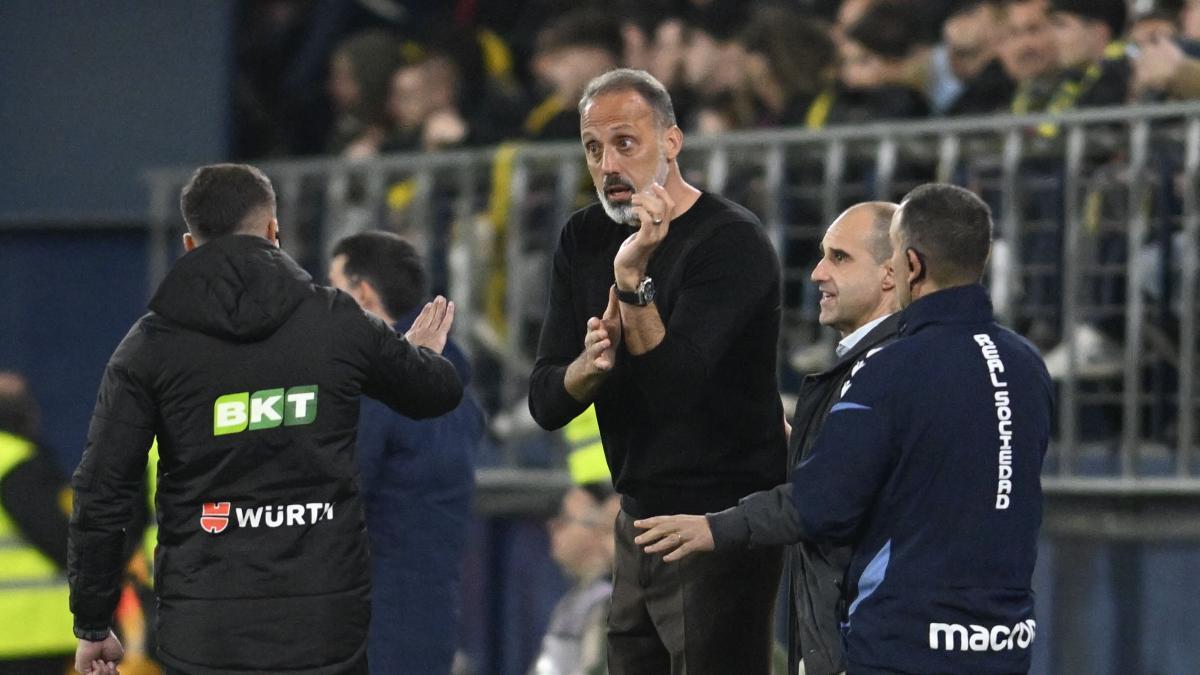 Nu-s la nivelul lui Villarreal, spune antrenorul dezamăgit