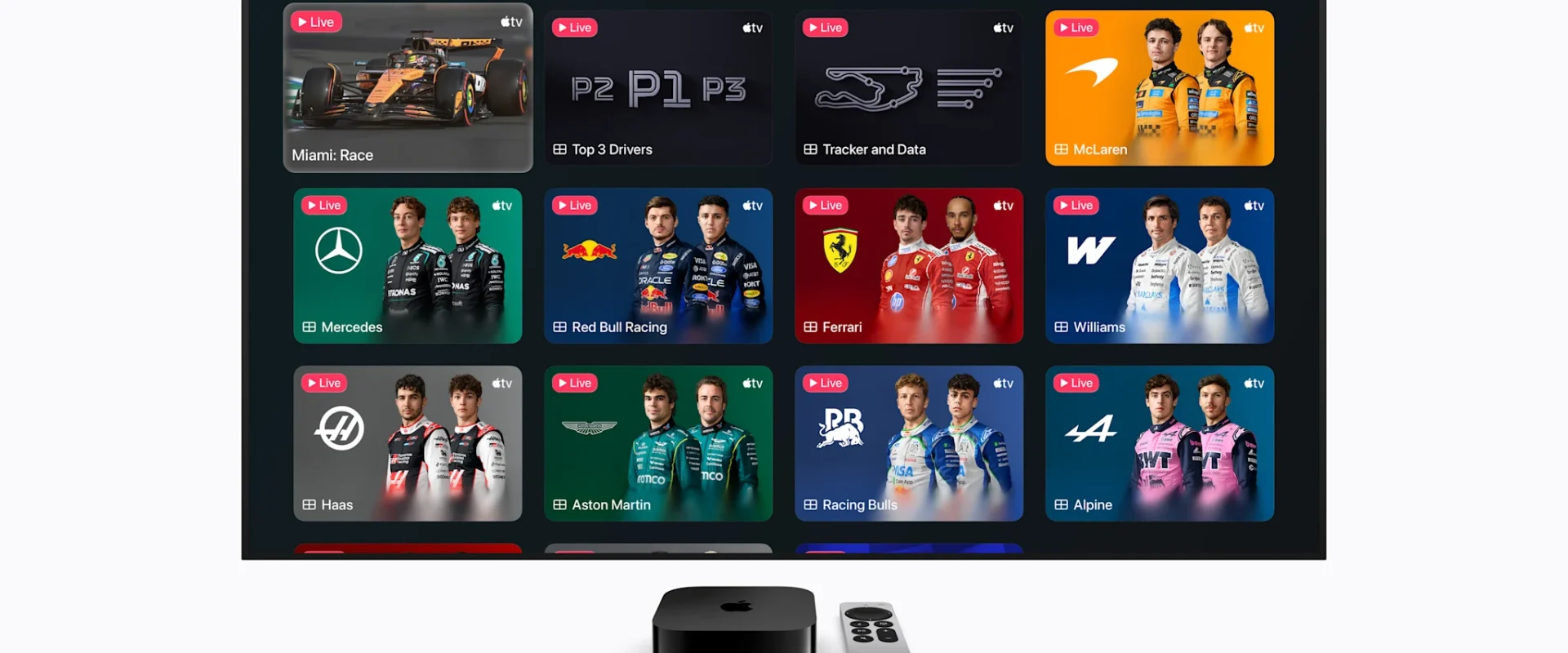 Formula 1 ajunge la un nou nivel de imersiune pe Apple TV: 4K și sunet surround pentru fanii sportului cu motor Abonații Apple TV din Statele Unite ale Americii se pot bucura de o experiență îmbunătățită și mai captivantă a curselor de Formula 1