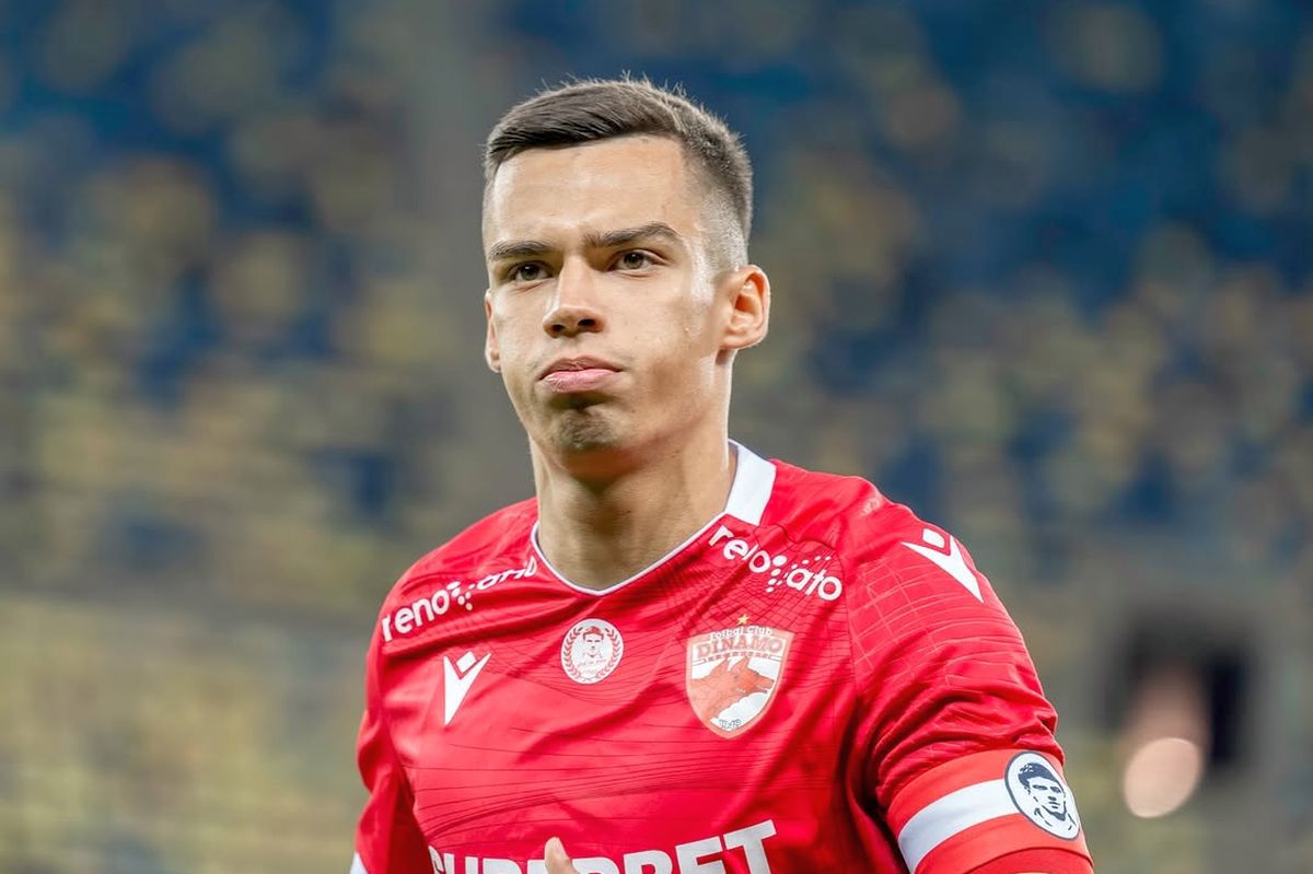 Cătălin Cîrjan, la pământ! Căpitanul lui Dinamo a ratat un penalty cu CFR și rămâne fără gol în Superliga în acest an