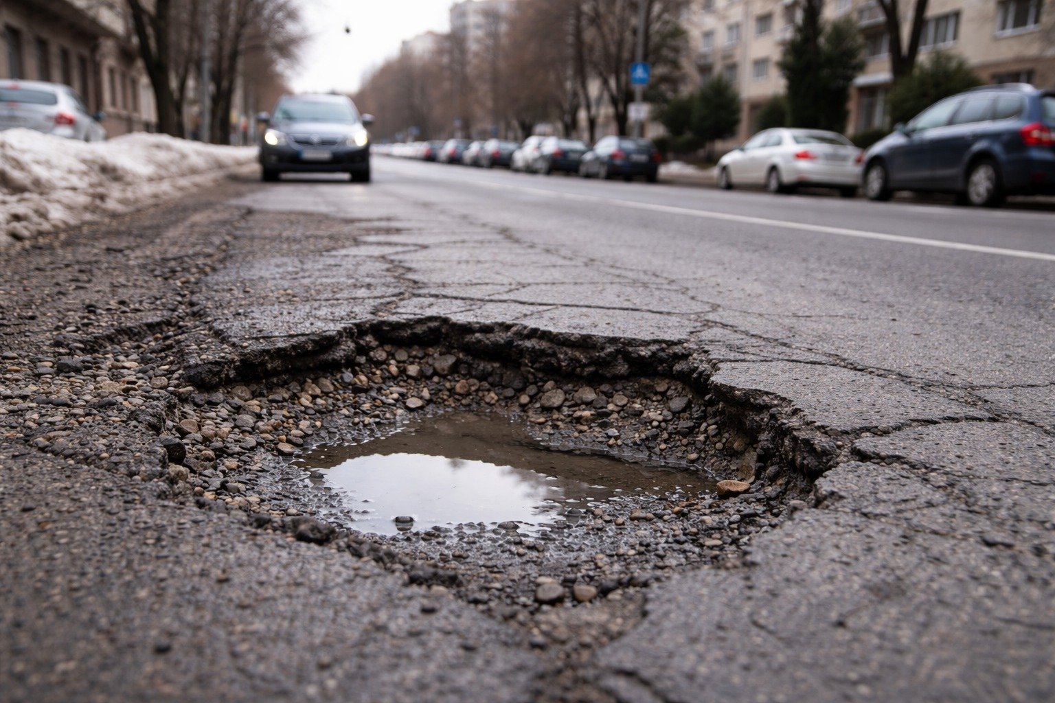 Daune pentru mașini avariate în gropi: Cum obții despăgubiri de la primărie Șoferii ale căror autoturisme au fost avariate din cauza gropilor sau a stării precare a drumurilor pot obține despăgubiri