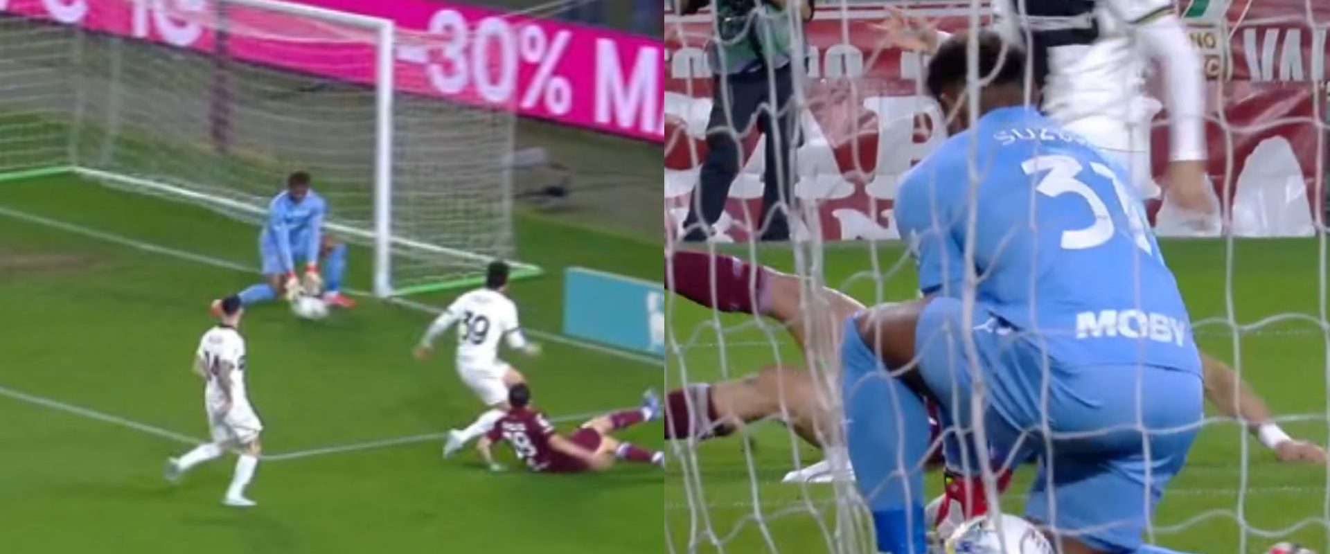 Gafa monumentală: Portarul Suzuki, umilit de un șut banal în meciul cu Torino Parma a suferit o înfrângere usturătoare în fața celor de la Torino, iar principalul vinovat pare a fi, fără discuție, portarul echipei, Yuto Suzuki