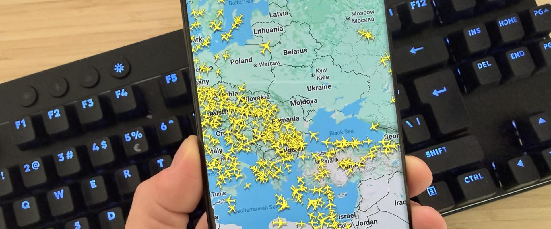 Flightradar24, harta urmărită în crize, un fenomen global