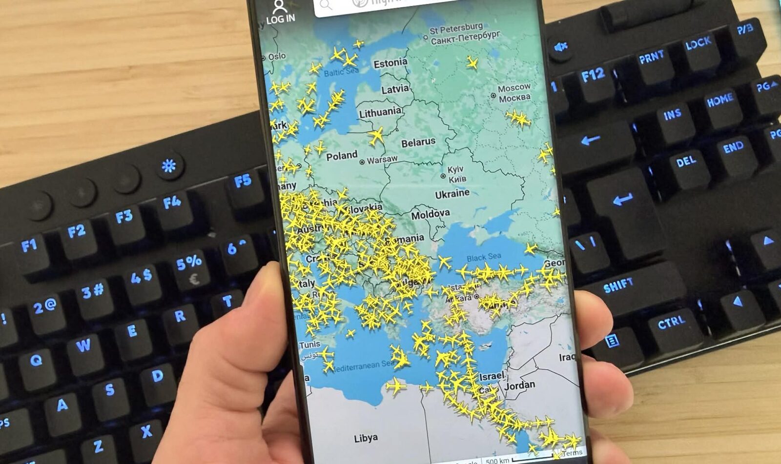 Flightradar24, harta urmărită în crize, un fenomen global