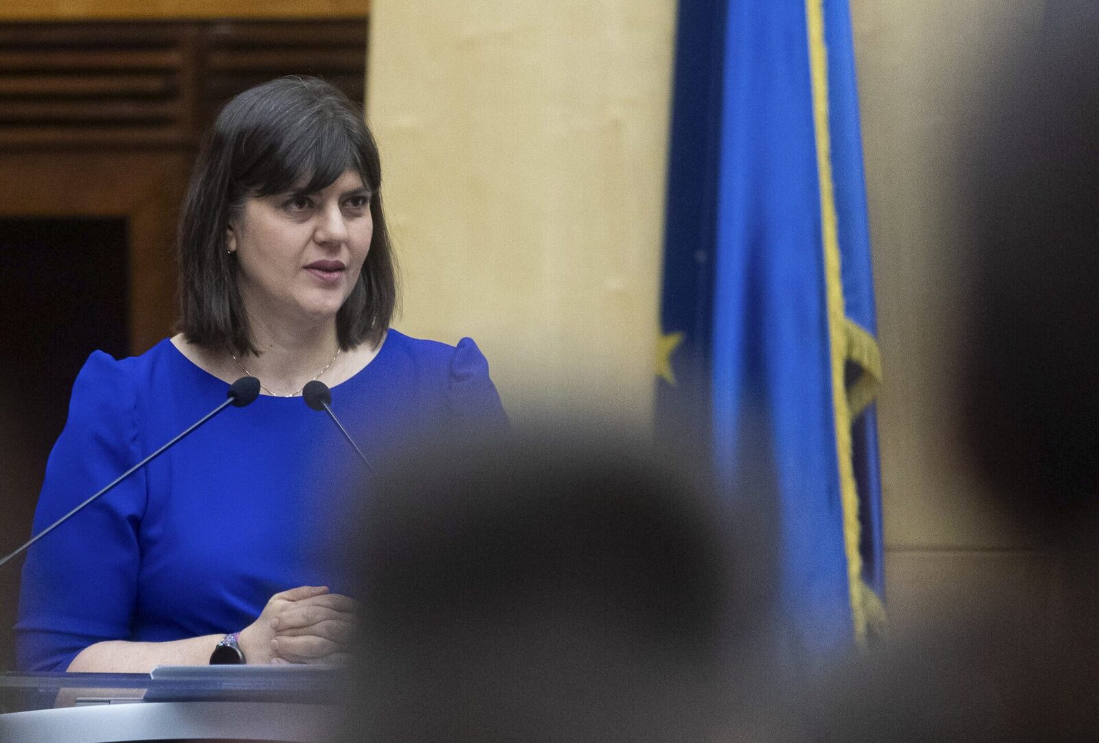 Kovesi, recompensată în Germania pentru angajamentul său pentru democrație Șefa Parchetului European (EPPO), Laura Codruța Kovesi, a fost distinsă marți cu Premiul Robert Blum pentru Democrație, în cadrul unei ceremonii desfășurate la Leipzig, în Germania