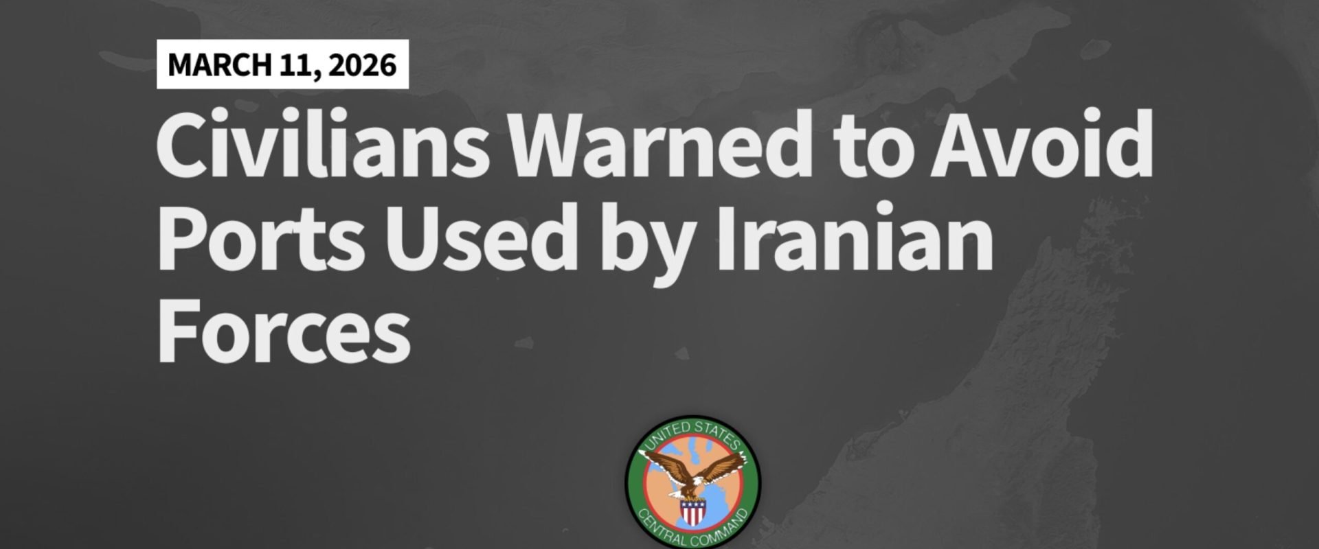 Iranul își mută navele de război în porturile civile, avertisment pentru civili Comandamentul Central al SUA (Centcom) a emis un avertisment alarmant, citat de Sky News, referitor la acțiunile Iranului în Strâmtoarea Ormuz