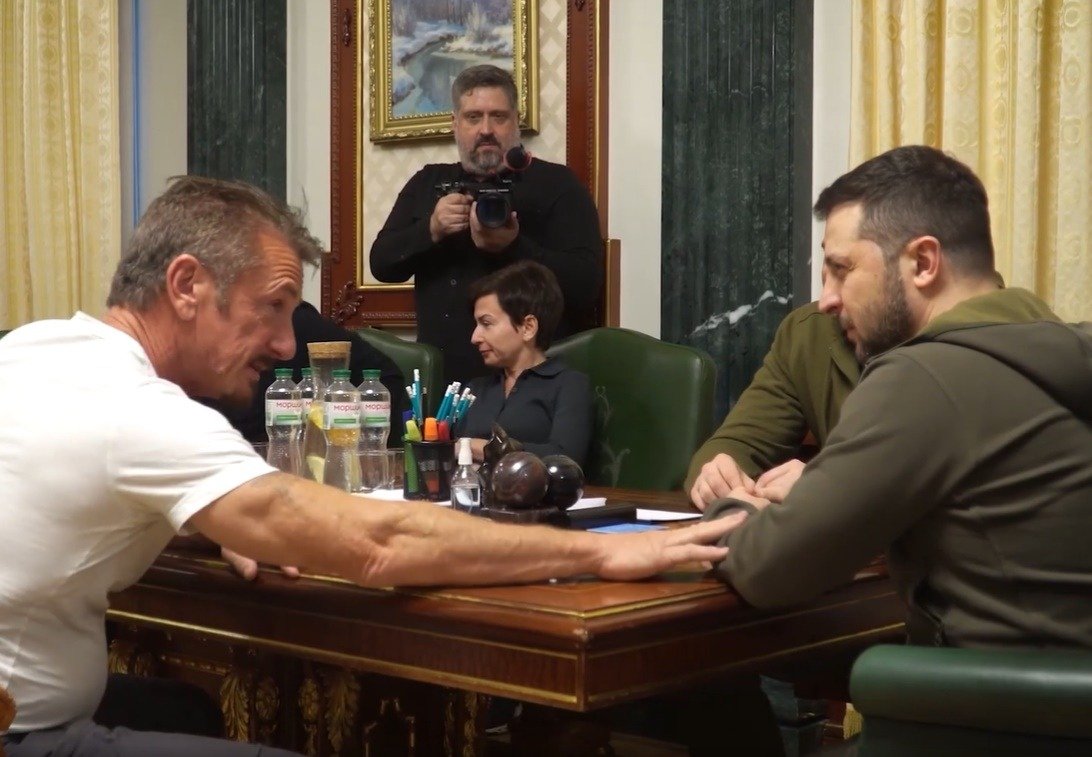 Sean penn, la kiev, după oscar. Zelenski îl numește „adevărat prieten”