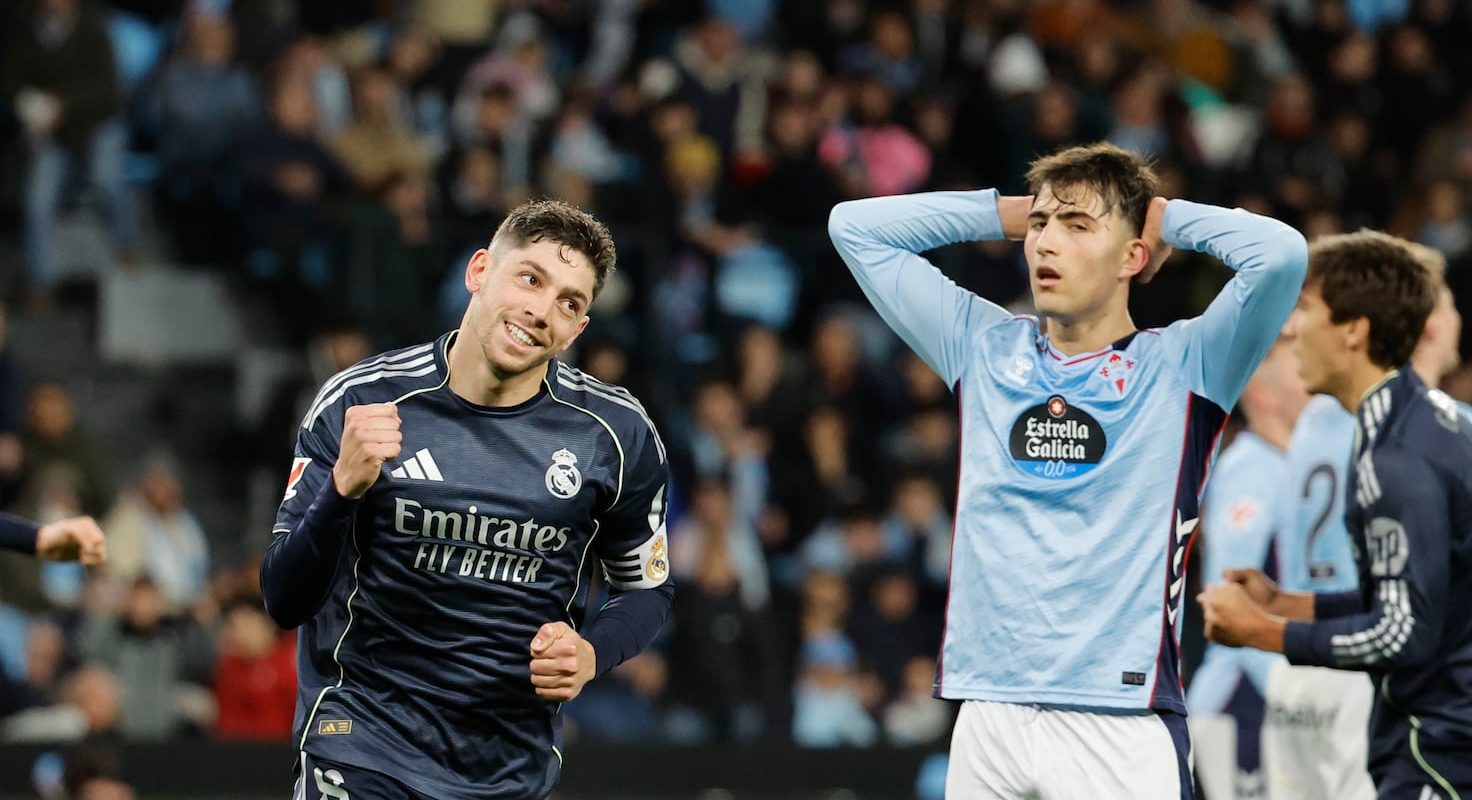 Valverde, eroul ultimului minut: Real Madrid smulge victoria în deplasarea de la Celta Vigo Federico Valverde a marcat golul victoriei pentru Real Madrid în prelungirile meciului cu Celta Vigo, un rezultat care menține vie lupta pentru titlu în La Liga