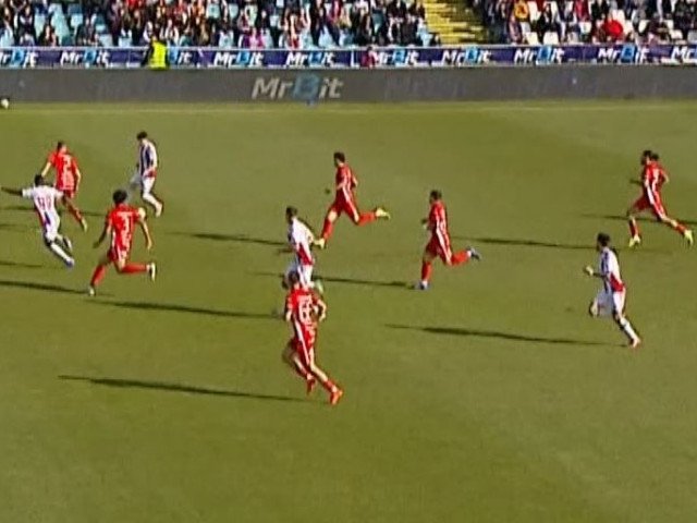 Oțelul Galați a suferit o înfrângere categorică, 0-2, în fața celor de la FC Hermannstadt, într-un meci marcat de eliminări