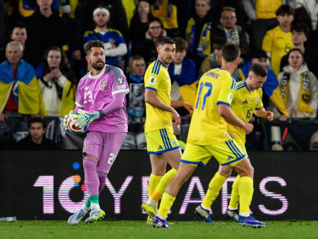Ucraina, eliminată de Suedia în barajul pentru mondialul din 2026 Naționala de fotbal a Ucrainei a ratat calificarea la Cupa Mondială din 2026