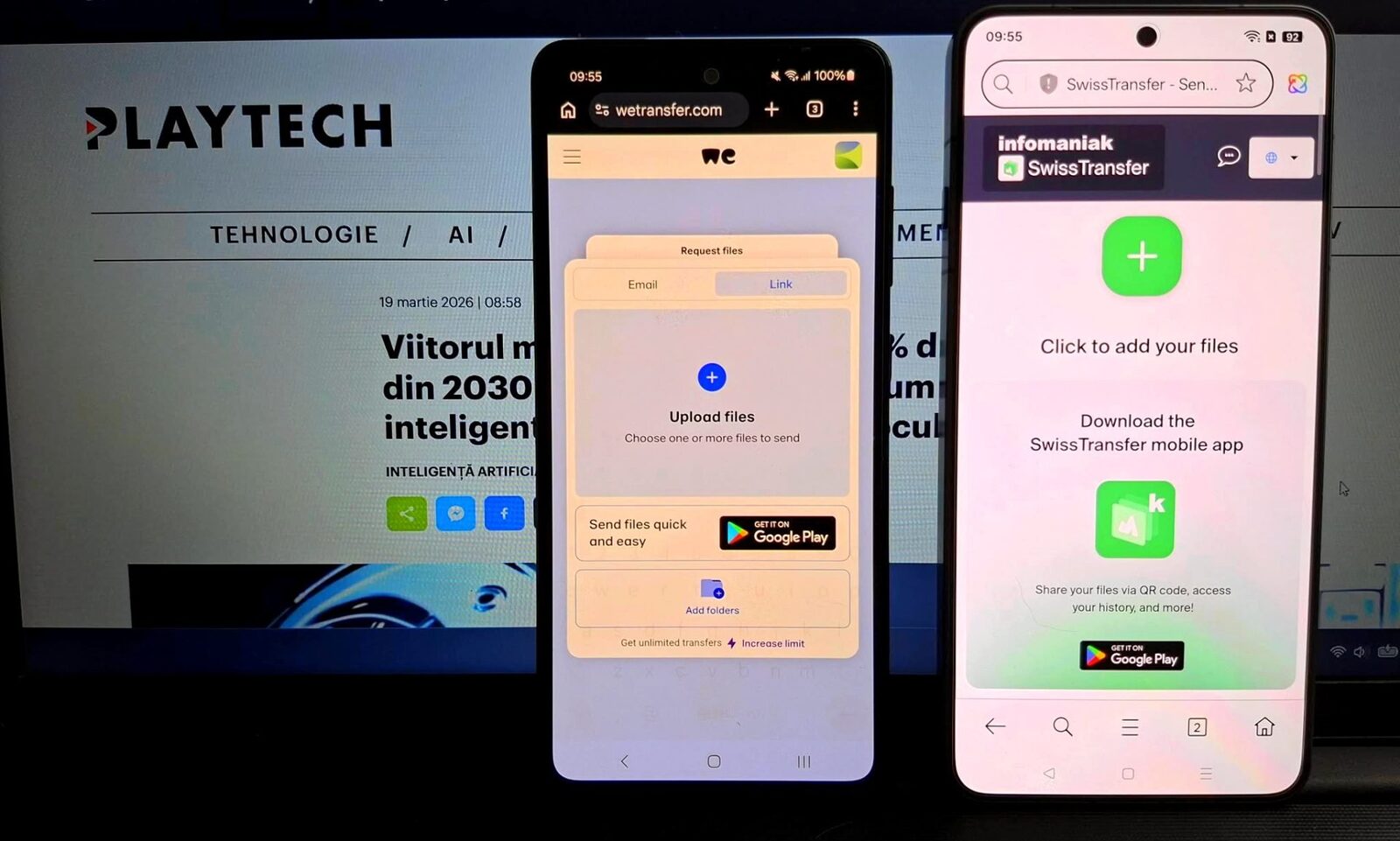 Așa trimiți Rapid 50 GB de date, inclusiv video