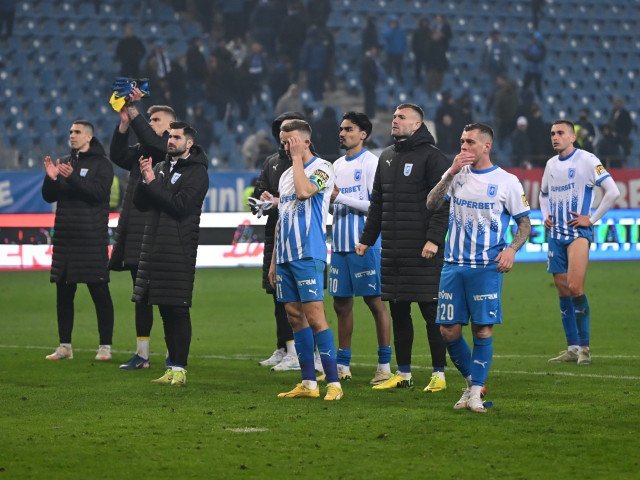 Oltenii, dezamăgiți la finalul meciului cu Argeș Universitatea Craiova a suferit o înfrângere surprinzătoare pe teren propriu, scor 0-1, în fața celor de la FC Argeș