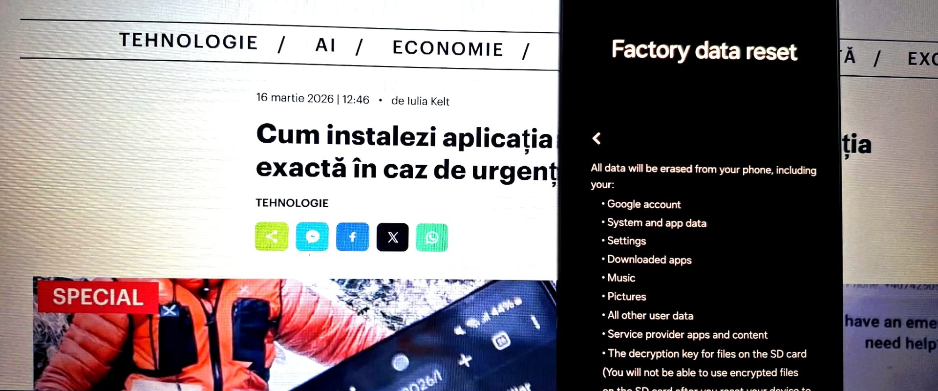 Factory reset: resetarea telefonului Android și pașii de urmat Un factory reset pe un telefon Android este o operațiune care șterge toate datele și readuce dispozitivul la setările de fabrică