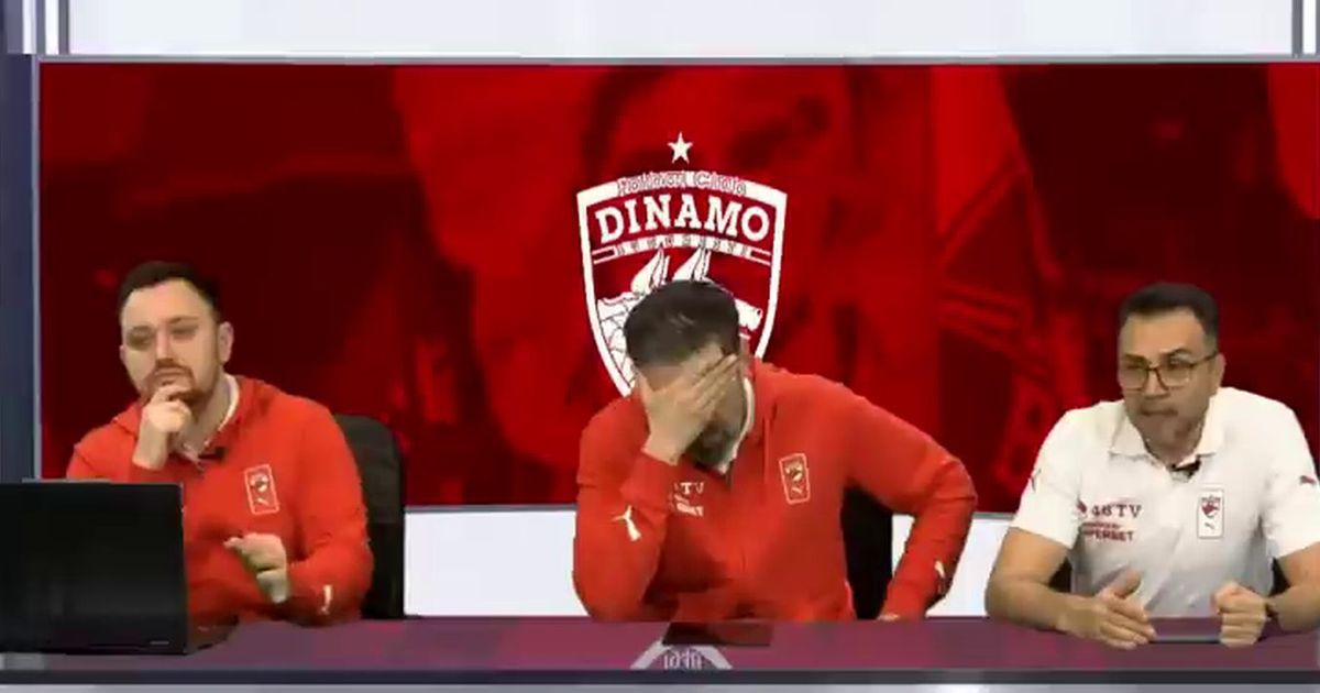 Dinamo TV, scandal monstru: Injurii și jigniri grele în direct!